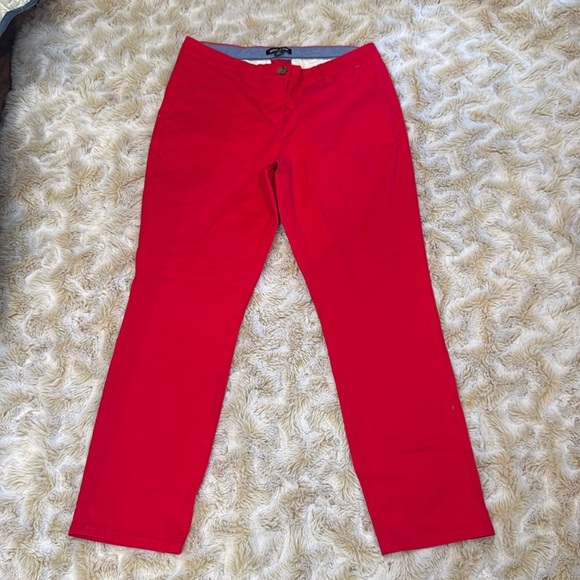 Náutica Women’s Red Chino pants size 10 - Picture 1 of 15